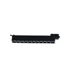 Lampy do szynoprzewodów 3 fazowych - Azzardo SPACE TRACK 3LINE 30W CCT SWITCH BK Czarny Mat 1xLED Reflektor do Szyny 3F Trójfazowej Przełącznik Zmiany Barwy AZ6057 - product 1