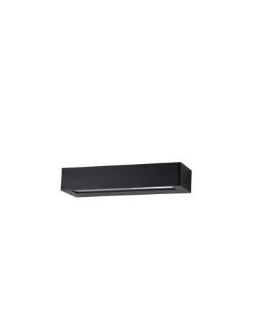 Azzardo ROSVIK 25 IP54 6W 3000K BK Czarny/Mleczny Biały 1xLED Kinkiet Zewnętrzny Światło Dół AZ5847