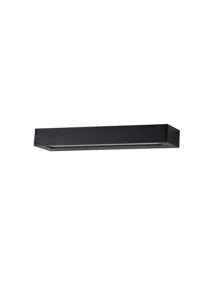 Azzardo ROSVIK 50 IP54 10W 4000K BK Czarny/Mleczny Biały 1xLED Kinkiet Zewnętrzny Światło Dół AZ5853