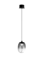 Azzardo PAMELA 11 SMOKY Dymiony/Czarny 1xLED LED wisząca AZ6267