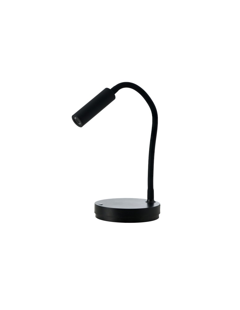 Azzardo OLMO TABLE DIMM NFC CHARGER BK Czarny Mat 1xLED Z Ładowarką Bezprzewodową do Smartfona Opcja Ściemniania AZ5912