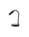 Azzardo OLMO TABLE DIMM NFC CHARGER BK Czarny Mat 1xLED Z Ładowarką Bezprzewodową do Smartfona Opcja Ściemniania AZ5912