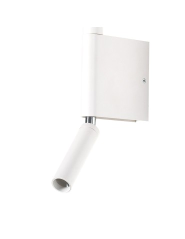 Azzardo OLIMPIA WALL 2 WH Biały 2xLED Kinkiet do Czytania, 2 źródła światła LED Górna Część Obracana AZ5966 - produkt 2