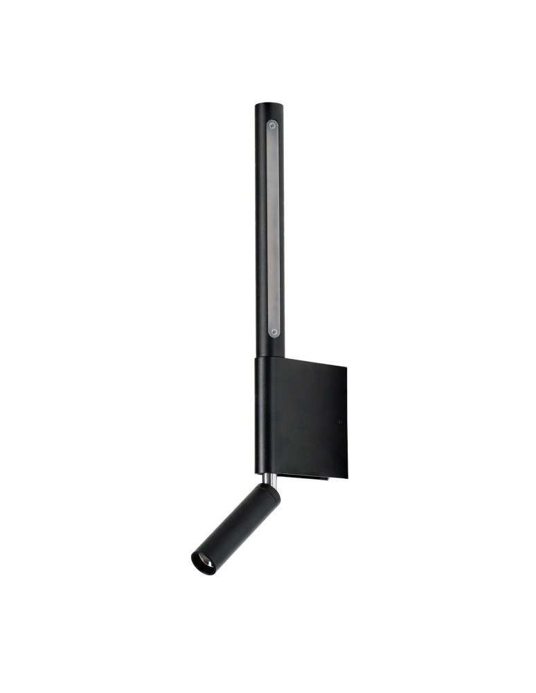 Azzardo OLIMPIA WALL 2 BK Czarny 2xLED Kinkiet do Czytania, 2 źródła światła LED Górna Część Obracana AZ5965