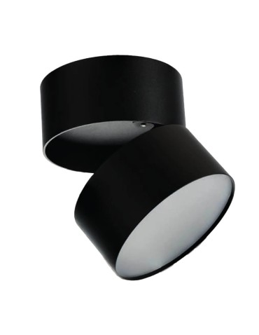 Azzardo MONA 10W CCT SWITCH BK Czarny Mat 1xLED Natynkowa Wychylna Przełącznik Zmiany Barwy Światła AZ6035