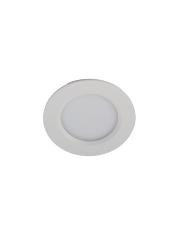 Azzardo LUCID IP44 10W CCT SWITCH WH Biały/Biały Mleczny 1xLED Podtynkowa Hermetyczna Przełącznik Zmiany Barwy AZ6043