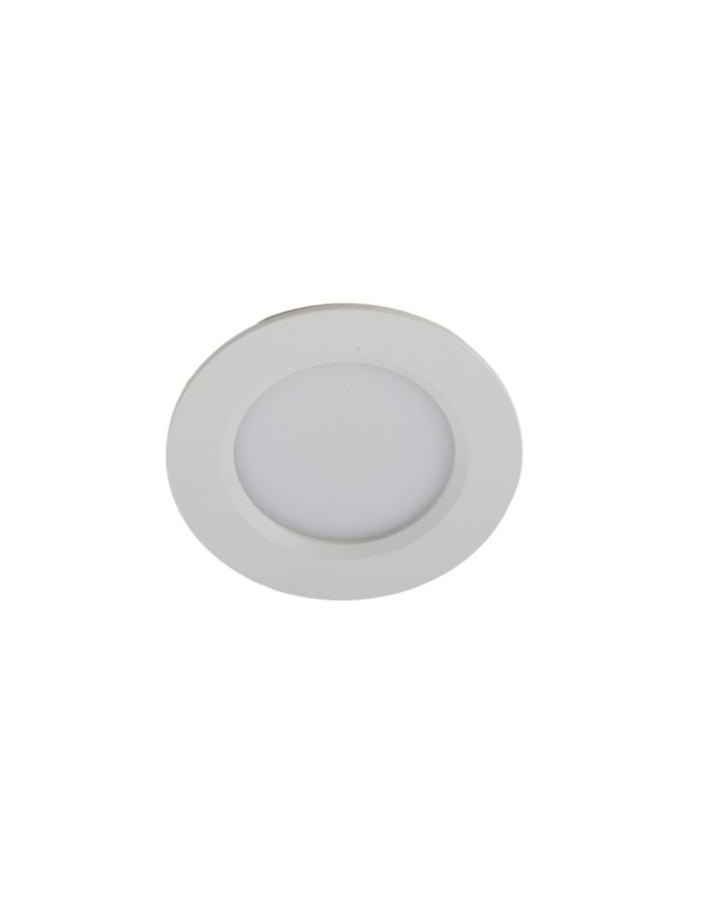 Azzardo LUCID IP44 10W CCT SWITCH WH Biały/Biały Mleczny 1xLED Podtynkowa Hermetyczna Przełącznik Zmiany Barwy AZ6043