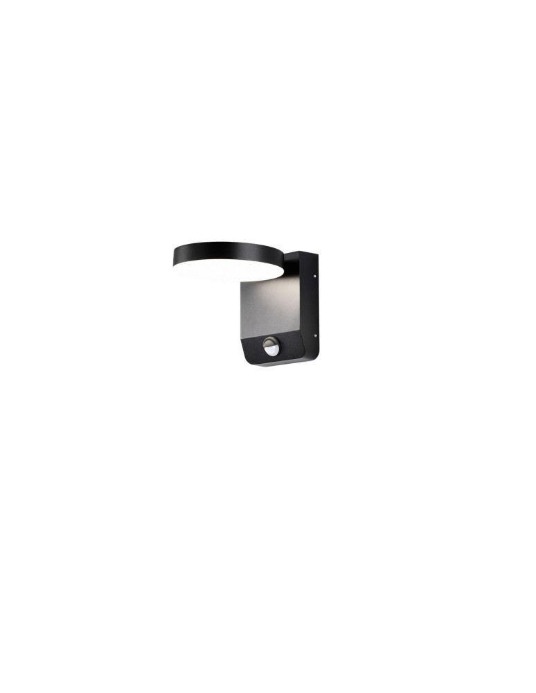 Lampy zewnętrzne z czujnikiem ruchu - Azzardo IVER IP54 SENSOR 3000K DGR Szary Ciemny 1xLED Kinkiet Zewnętrzny z Czujnikiem Ruchu AZ5701 - product kolory-swiatla.pl 3