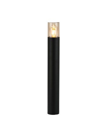 Azzardo HAGER 50 IP54 BK Czarny/Dymiony 1xE27 Słupek 50cm AZ5865