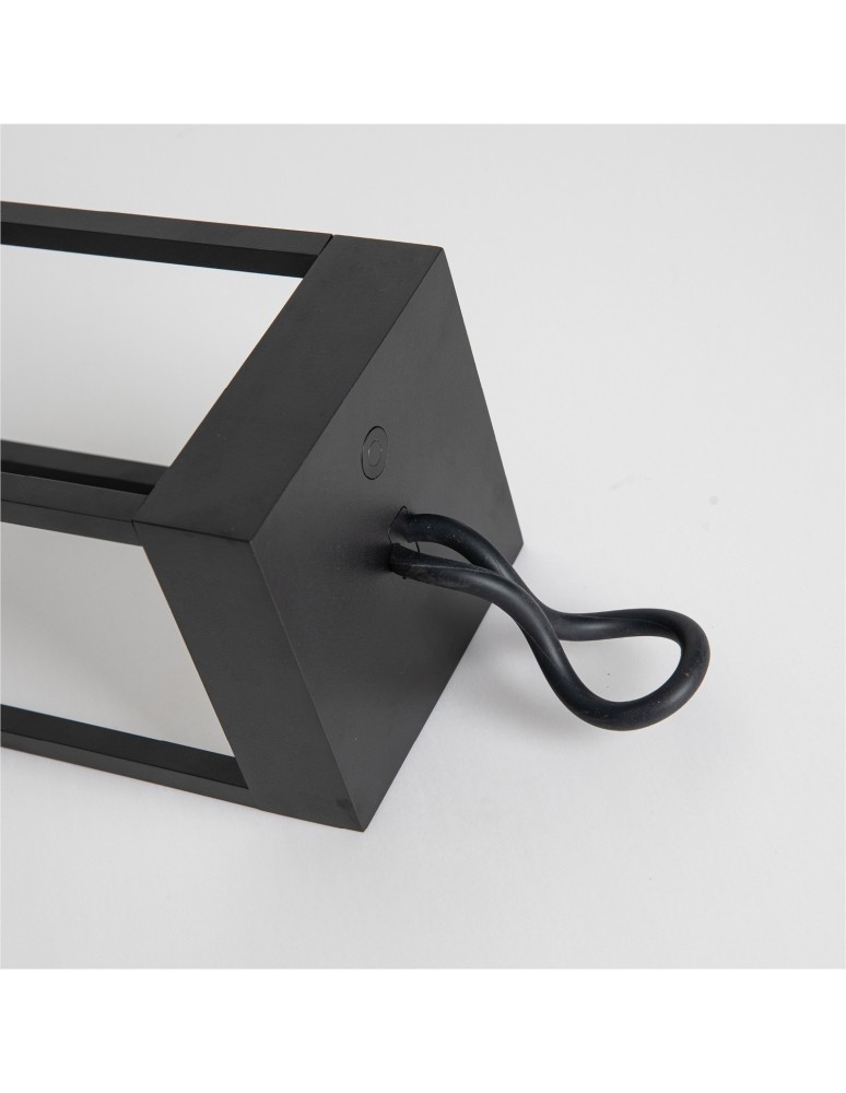 Azzardo HEDDA IP54 BK Czarny Mat 1xLED Zewnętrzna Przenośna Ładowana USB Ściemniana AZ5700