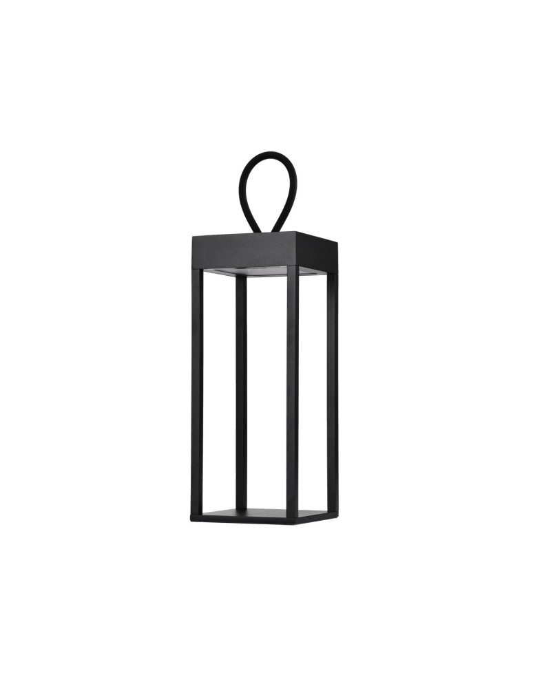 Azzardo HEDDA IP54 BK Czarny Mat 1xLED Zewnętrzna Przenośna Ładowana USB Ściemniana AZ5700