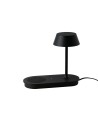 Azzardo FINO TABLE DIMM NFC CHARGER BK Czarny Mat 1xLED Stołowa z Ładowarką Indukcyjna i Gniazdem USB Ściemniana AZ5913
