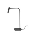 Azzardo FLER TABLE BK Czarny Mat 1xLED Biurkowa AZ6211