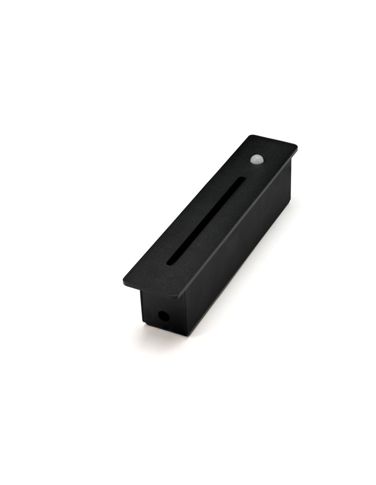 Azzardo ERIN IP54 SENSOR BK Czarny Mat 1xLED Zewnętrzna Wpuszczana w Ścianę z Czujnikiem AZ6081