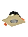 Azzardo CLEAN S IP44 7W CCT SWITCH WH Złoty Połysk/Transparentny 1xLED Podtynkowa Hermetyczna Przełącznik Zmiany Barwy AZ5991