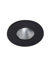 Azzardo CLEAN R IP44 7W CCT SWITCH BK Czarny Mat/Transparentny 1xLED Podtynkowa Hermetyczna Przełącznik Zmiany Barwy AZ5986