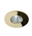 Lampy podtynkowe hermetyczne - Azzardo CLEAN R IP44 7W CCT SWITCH WH Złoty Połysk/Transparentny 1xLED Podtynkowa Hermetyczna Przełącznik Zmiany Barwy AZ5988 - product 1