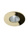 Azzardo CLEAN R IP44 7W CCT SWITCH WH Złoty Połysk/Transparentny 1xLED Podtynkowa Hermetyczna Przełącznik Zmiany Barwy AZ5988