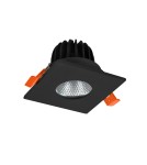 Lampy podtynkowe hermetyczne - Azzardo CLEAN S IP44 7W CCT SWITCH BK Czarny Mat/Transparentny 1xLED Podtynkowa Hermetyczna Przełącznik Zmiany Barwy AZ5989 - product 1
