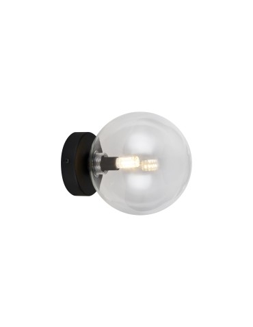 Azzardo BUBBLES Stelaż Lampy bez Kloszy Kinkiet 1 BK Czarny Mat 1xG9 AZ5881