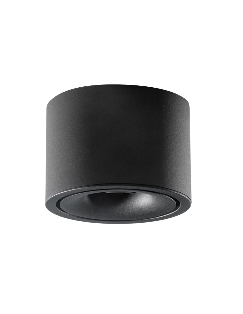 Azzardo COSTA TOP 12W CCT SWITCH BK Czarny Mat 1xLED Lampa Natynkowa Przełącznik Zmiany Barwy Światła AZ6033