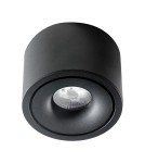 Lampy sufitowe downlighty - tuby - Azzardo COSTA TOP 12W CCT SWITCH BK Czarny Mat 1xLED Lampa Natynkowa Przełącznik Zmiany Barwy Światła AZ6033 - product 1
