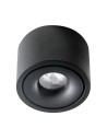 Azzardo COSTA TOP 12W CCT SWITCH BK Czarny Mat 1xLED Lampa Natynkowa Przełącznik Zmiany Barwy Światła AZ6033