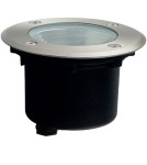 Lampy najazdowe LED - Azzardo AROS IP67 4000K ST Metal Szczotkowany/Transparentny 1xLED Dogruntowa Hermetyczna Zewnętrzna AZ5844 - product 1