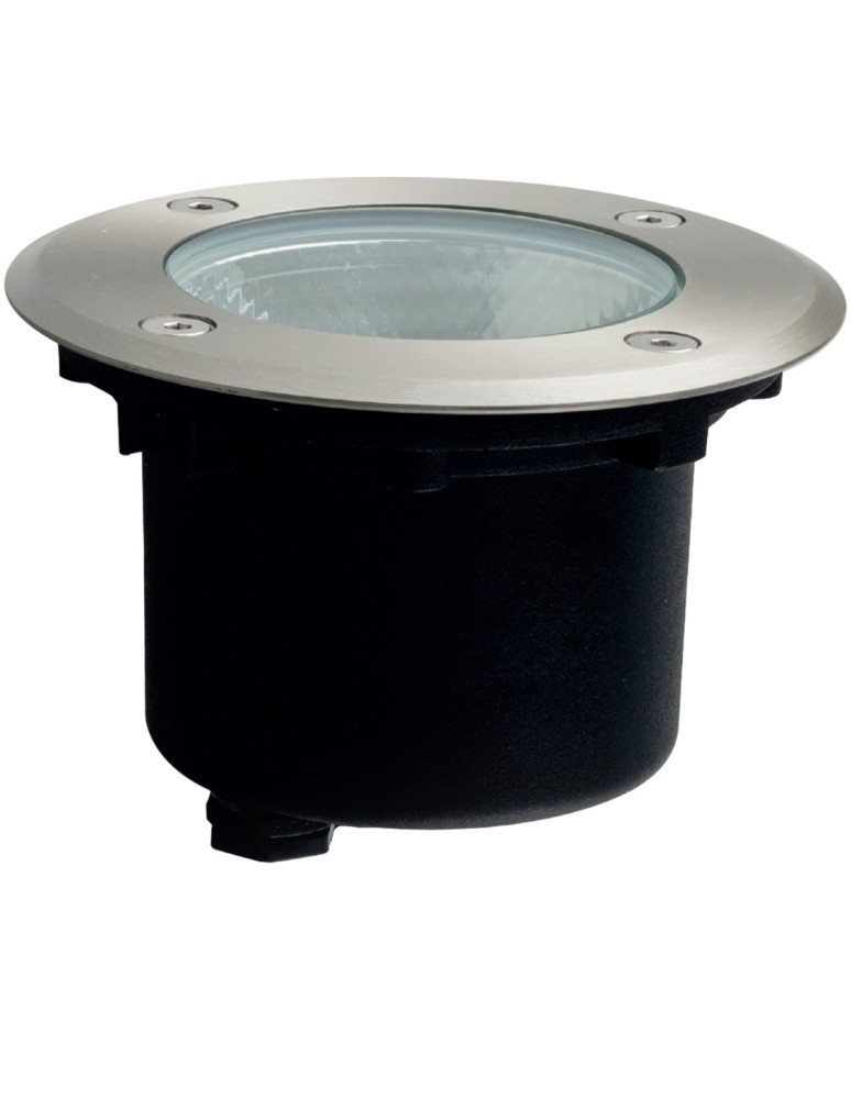 Azzardo AROS IP67 4000K ST Metal Szczotkowany/Transparentny 1xLED Dogruntowa Hermetyczna Zewnętrzna AZ5844