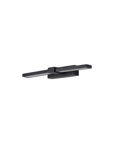 Azzardo ARNO IP44 CCT SWITCH BK Czarny Mat 2xLED Kinkiet Łazienkowy Regulowany Przełącznik Zmiany Barwy AZ5887