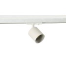Lampy do szynoprzewodów 3 fazowych - Azzardo ALIA BASE TRACK 3LINE WH Biały 1xGU10 Reflektor Baza do Szyny 1F bez Końcówki Klosza (zamawiana osobno) AZ6217 - product 1