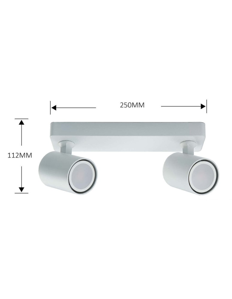 Light Prestige Spot Snow New 2 biały 1xGU10 LP-731N/2W WH
