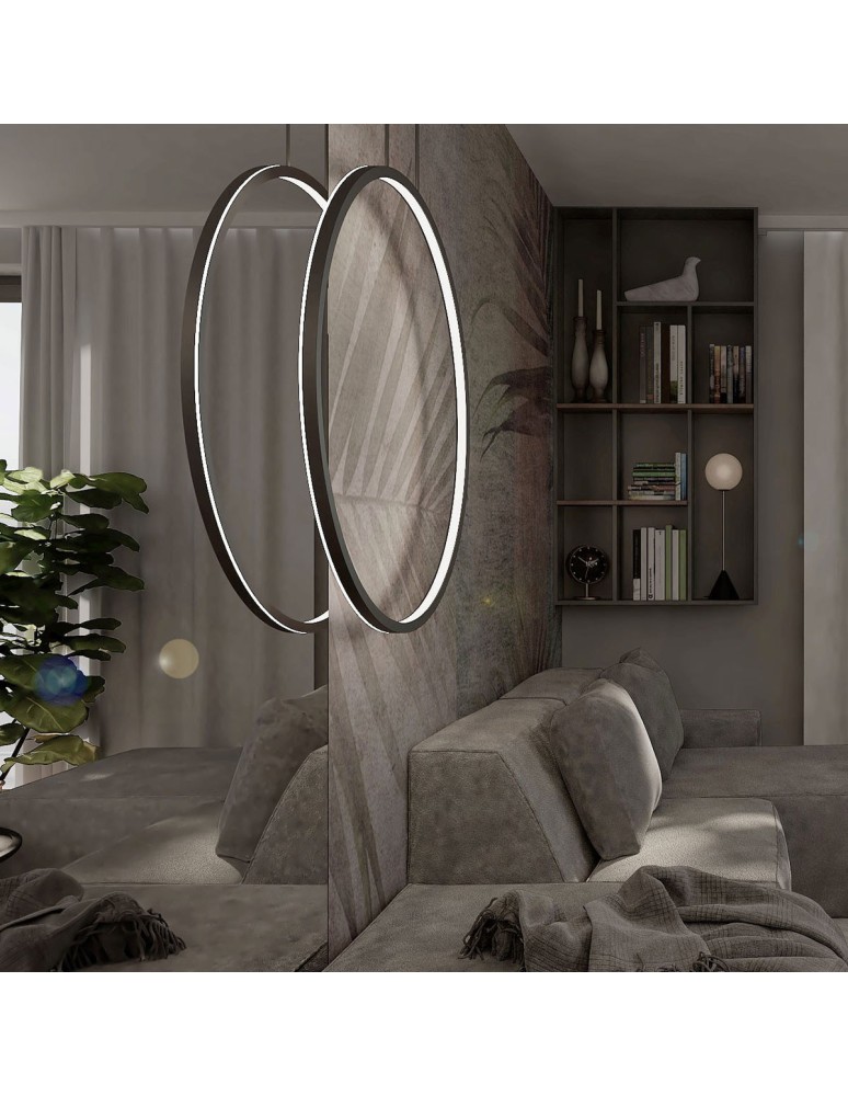 Light Prestige Lampa wisząca Mirror czarna LED CCT LP-999/1P L BK CCT Light Prestige Lampa wisząca Mirror czarna LED CCT LP-999/1P L BK CCT