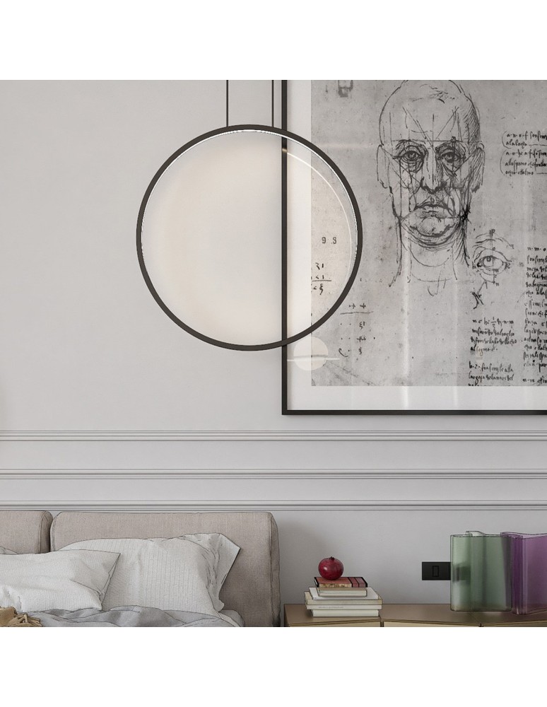 Light Prestige Lampa wisząca Mirror czarna LED CCT LP-999/1P L BK CCT Light Prestige Lampa wisząca Mirror czarna LED CCT LP-999/1P L BK CCT