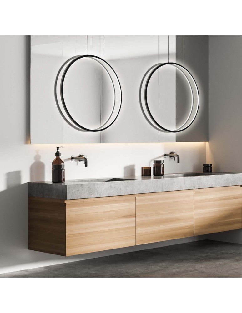 Light Prestige Lampa wisząca Mirror czarna LED CCT LP-999/1P L BK CCT Light Prestige Lampa wisząca Mirror czarna LED CCT LP-999/1P L BK CCT