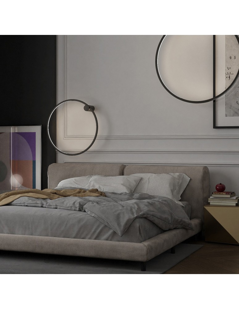 Light Prestige Kinkiet Mirror czarny LED CCT LP-999/1W L BK CCT Light Prestige Kinkiet Mirror czarny LED CCT LP-999/1W L BK CCT
