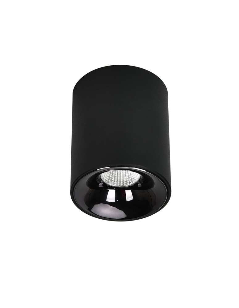 Light Prestige Oprawa natynkowa Tom czarna LED CCT LP-4848/1RM BK