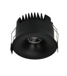 Lampy podtynkowe LED - Light Prestige Oczko podtynkowe Zyra czarne LED CCT LP-1606/1RS BK - product 1
