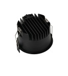 Lampy podtynkowe LED - Light Prestige Oczko podtynkowe Zyra czarne LED CCT LP-1606/1RS BK - product 3
