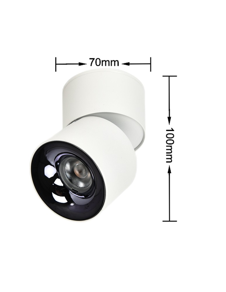 Light Prestige Ruchoma oprawa natynkowa Brema biała LED CCT LP-2626/1RM WH movable Light Prestige Ruchoma oprawa natynkowa Brema biała LED CCT LP-2626/1RM WH movable