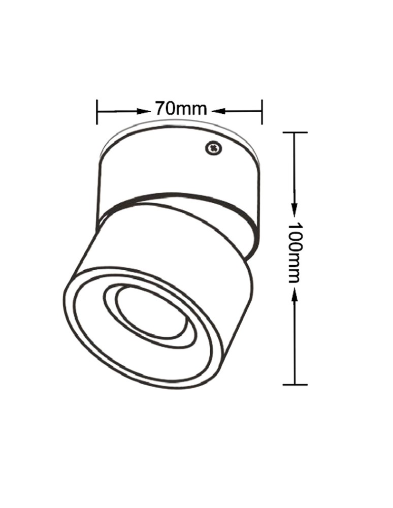 Light Prestige Ruchoma oprawa natynkowa Brema biała LED CCT LP-2626/1RM WH movable Light Prestige Ruchoma oprawa natynkowa Brema biała LED CCT LP-2626/1RM WH movable
