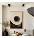 Lampy sufitowe regulowane - spoty - Light Prestige Ruchoma oprawa natynkowa Brema czarna LED CCT LP-2626/1RM BK movable - product 2
