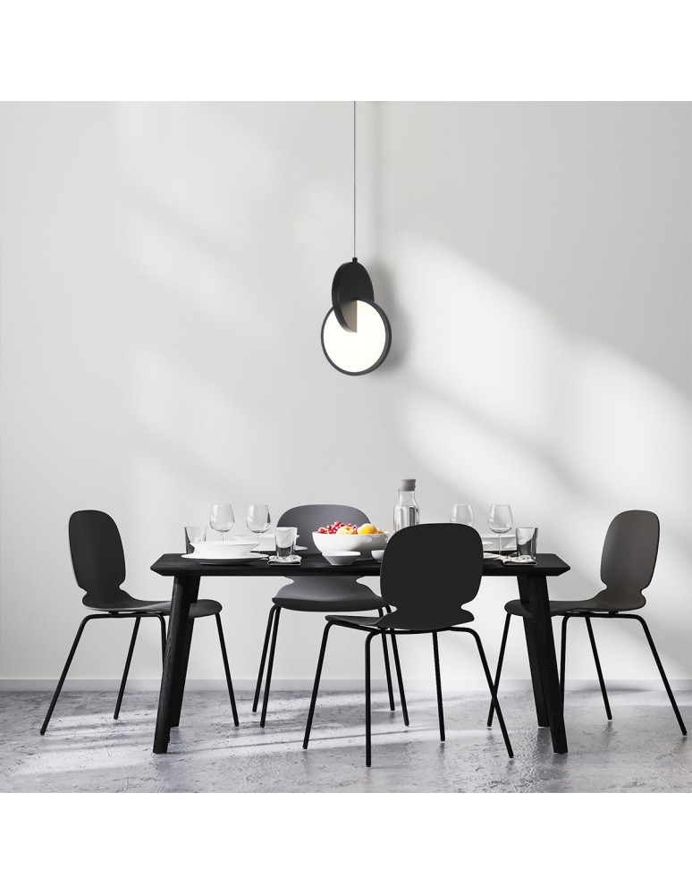 Light Prestige Lampa wisząca Circlo czarna LED CCT LP-1311/1P BK Light Prestige Lampa wisząca Circlo czarna LED CCT LP-1311/1P BK