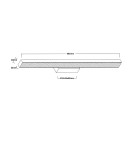 Light Prestige Kinkiet Aqua 66,5 cm czarny IP44 LED CCT LP-987/1W M BK Light Prestige Kinkiet Aqua 66,5 cm czarny IP44 LED CCT LP-987/1W M BK