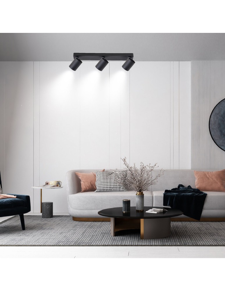 Light Prestige Spot Snow New 3 czarny 3xGU10 LP-731N/3W BK Light Prestige Spot Snow New 3 czarny 3xGU10 LP-731N/3W BK