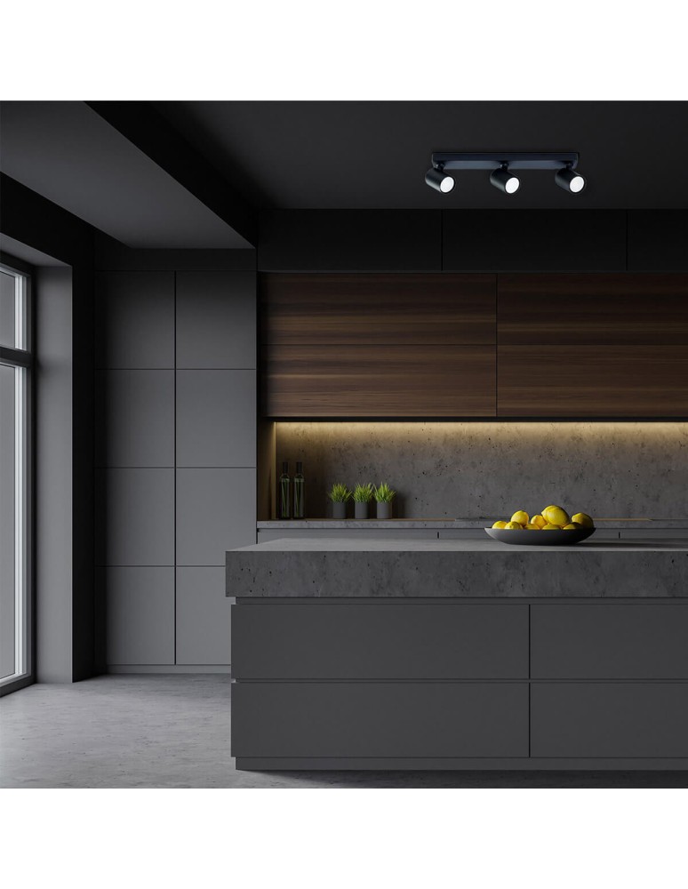 Light Prestige Spot Snow New 3 czarny 3xGU10 LP-731N/3W BK Light Prestige Spot Snow New 3 czarny 3xGU10 LP-731N/3W BK