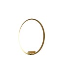 Kinkiety ringi - YASKR Kinkiet Ringa M 1xLED złoty WL0116-M-GD  Złoty - product 3