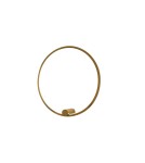 Kinkiety ringi - YASKR Kinkiet Ringa M 1xLED złoty WL0116-M-GD  Złoty - product 4