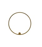 Kinkiety ringi - YASKR Kinkiet Ringa M 1xLED złoty WL0116-M-GD  Złoty - product 7