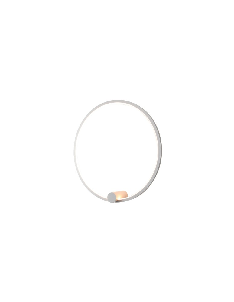 YASKR Kinkiet Ringa M 1xLED biały WL0116-M-WH  Biały
